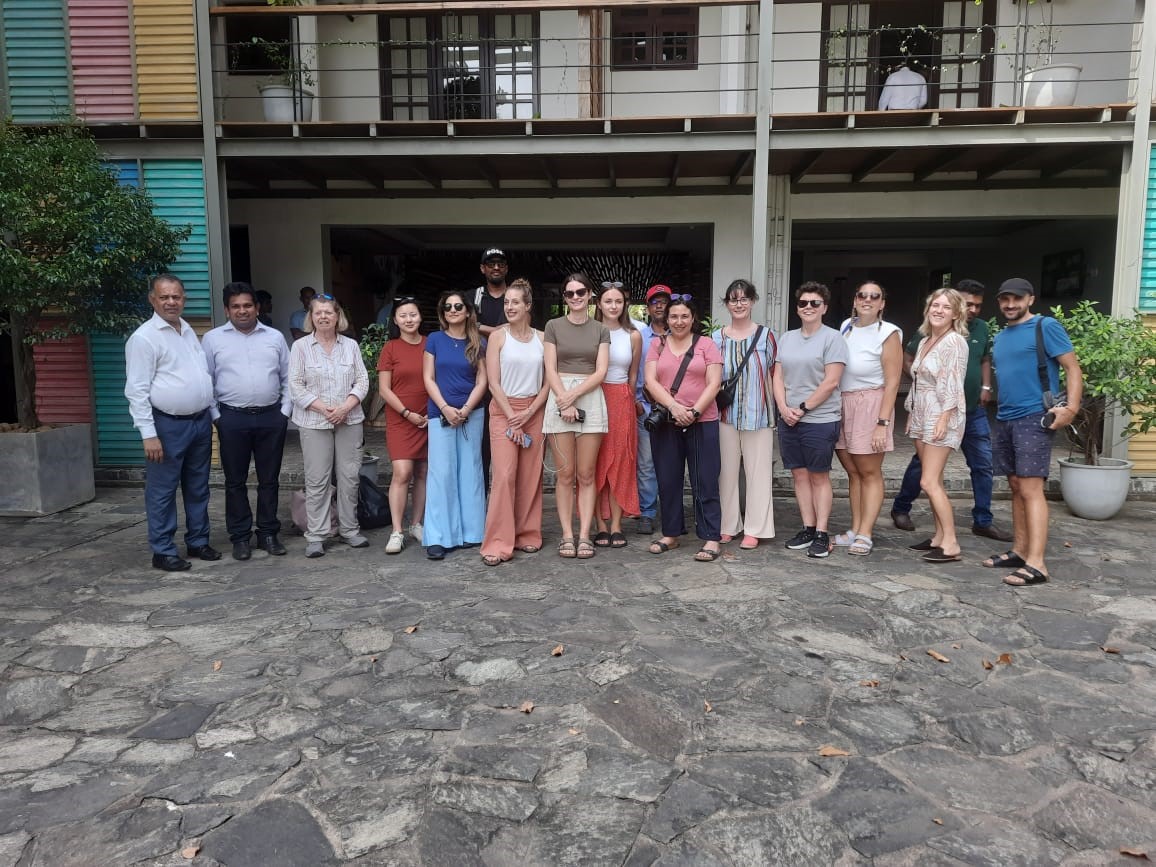 Delegation was welcomed by Hotel Mapakada Village and taken on a tour in Mahiyanganaya