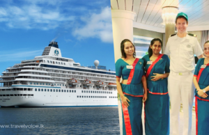 Crystal Symphony Cruise Ship Makes a Grand Arrival at Colombo Port