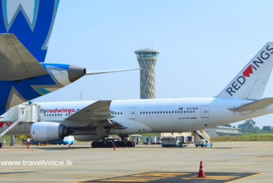 Red Wings Marks 500th Flight to Mattala with 411 Russian Tourists